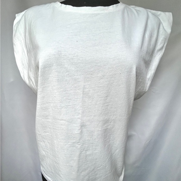 Zara White T-shirt - Picture 2 of 4